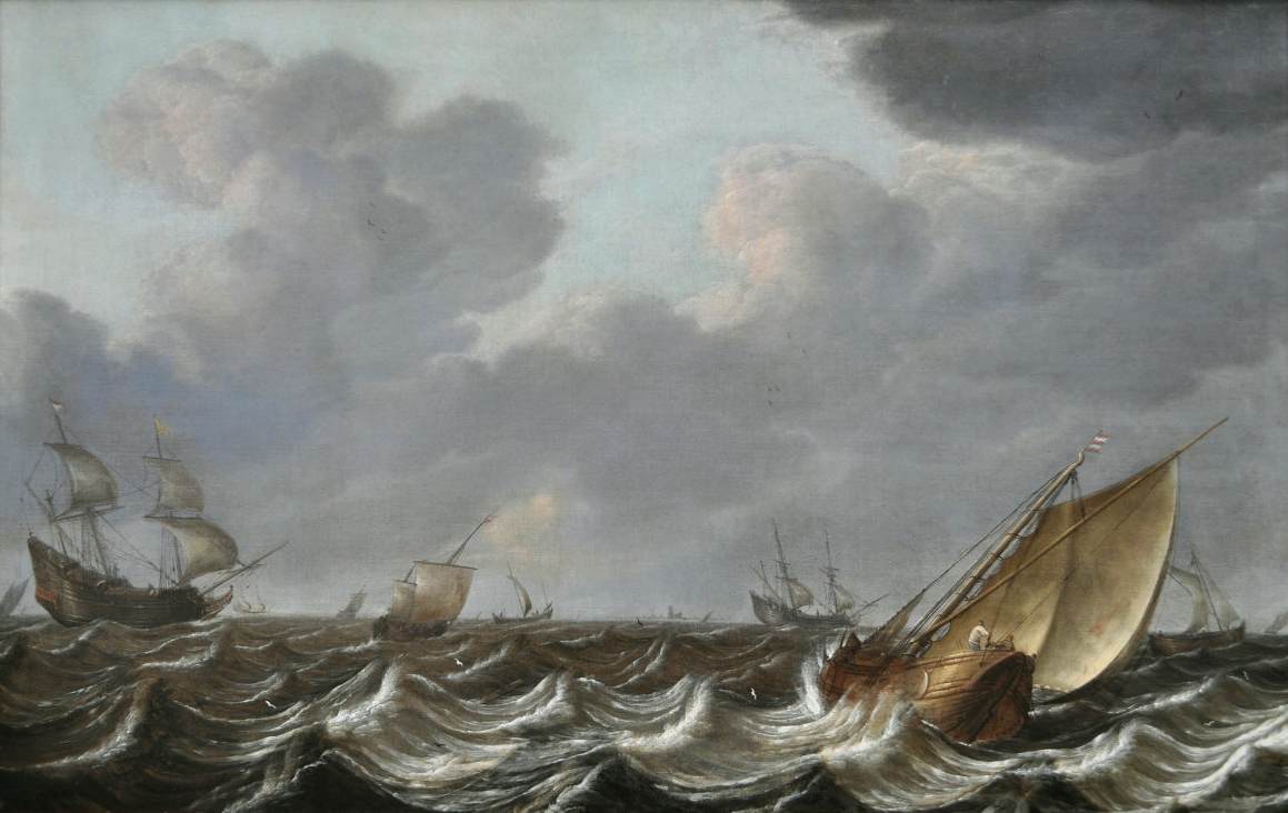 Dutch Ships in Choppy Waters
