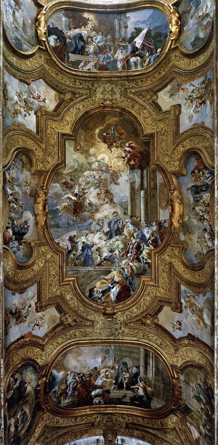 Scenes from the Life of St Benedict and Glory