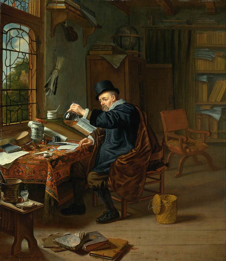A Doctor in His Studio
