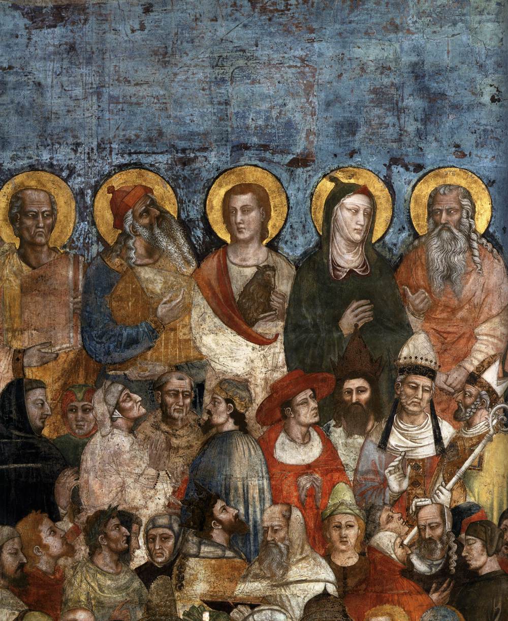 Last Judgment (detail of the blessed)