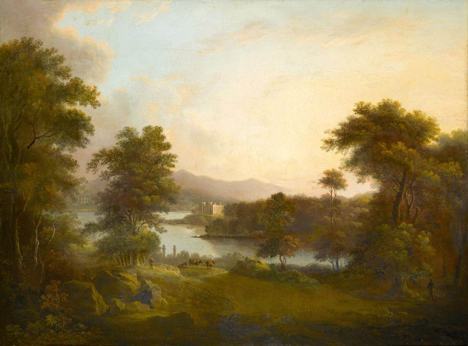 View of a Lochside Castle