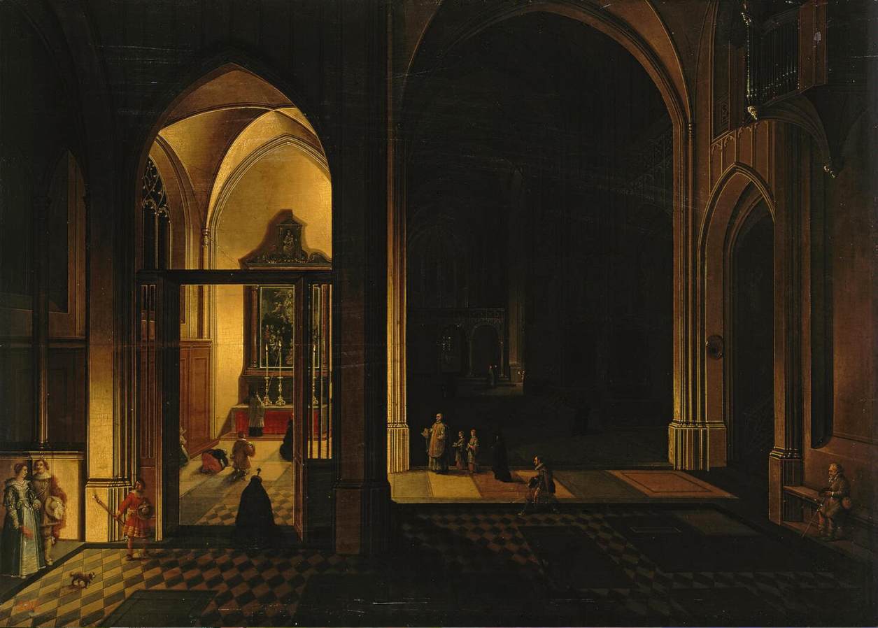 Interior of a Gothic Church