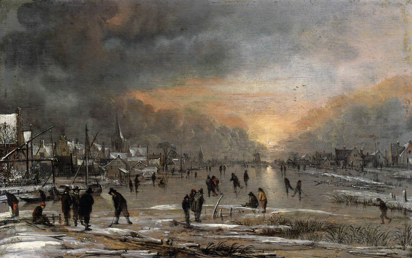 Sports on a Frozen River