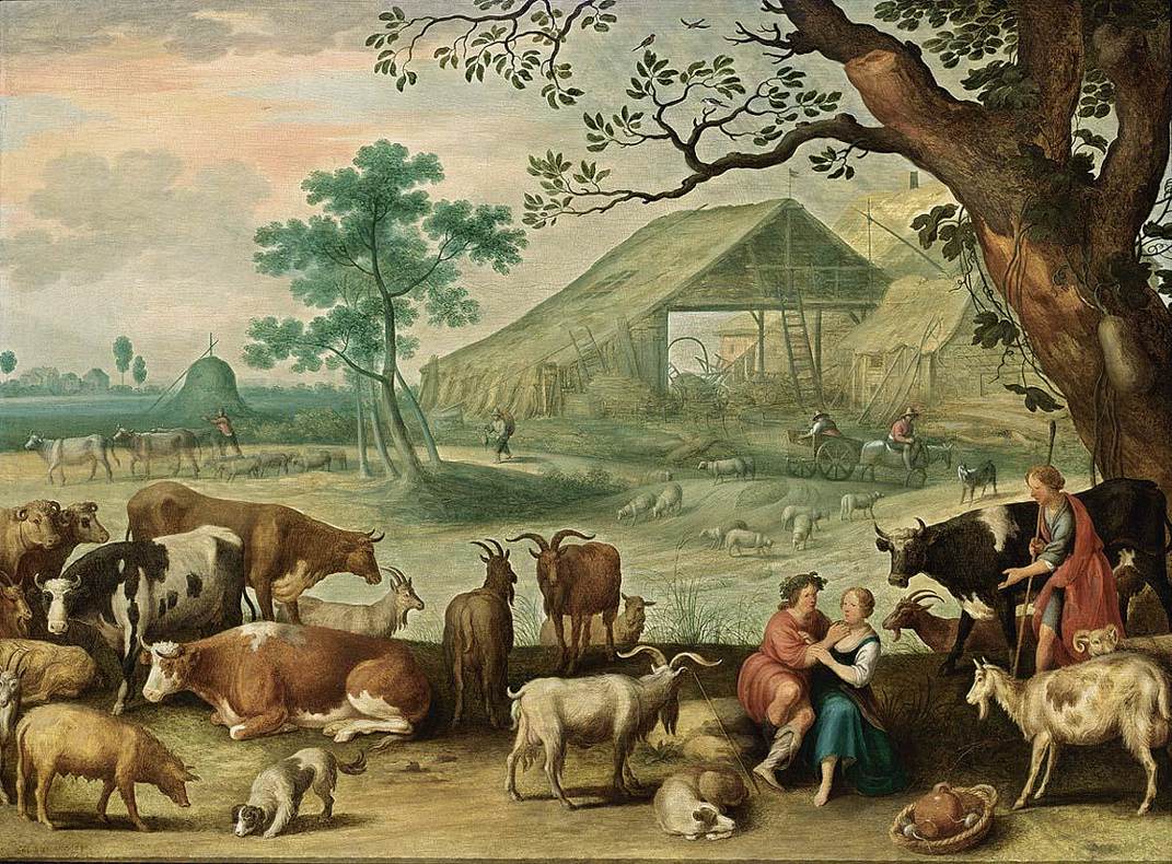 Landscape with Amorous Shepherds