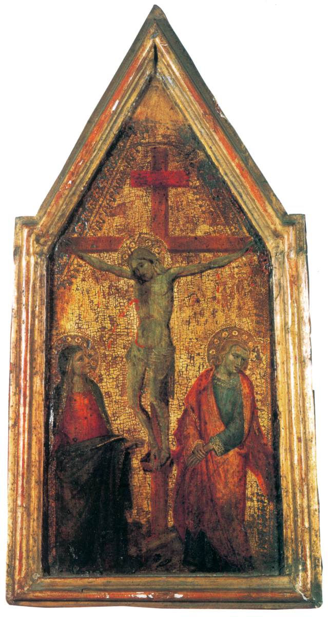Christ on the Cross between the Virgin and St John the Evangelist