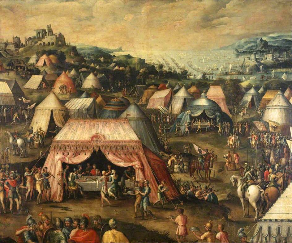 Meeting of Charles V and the Bey of Tunis