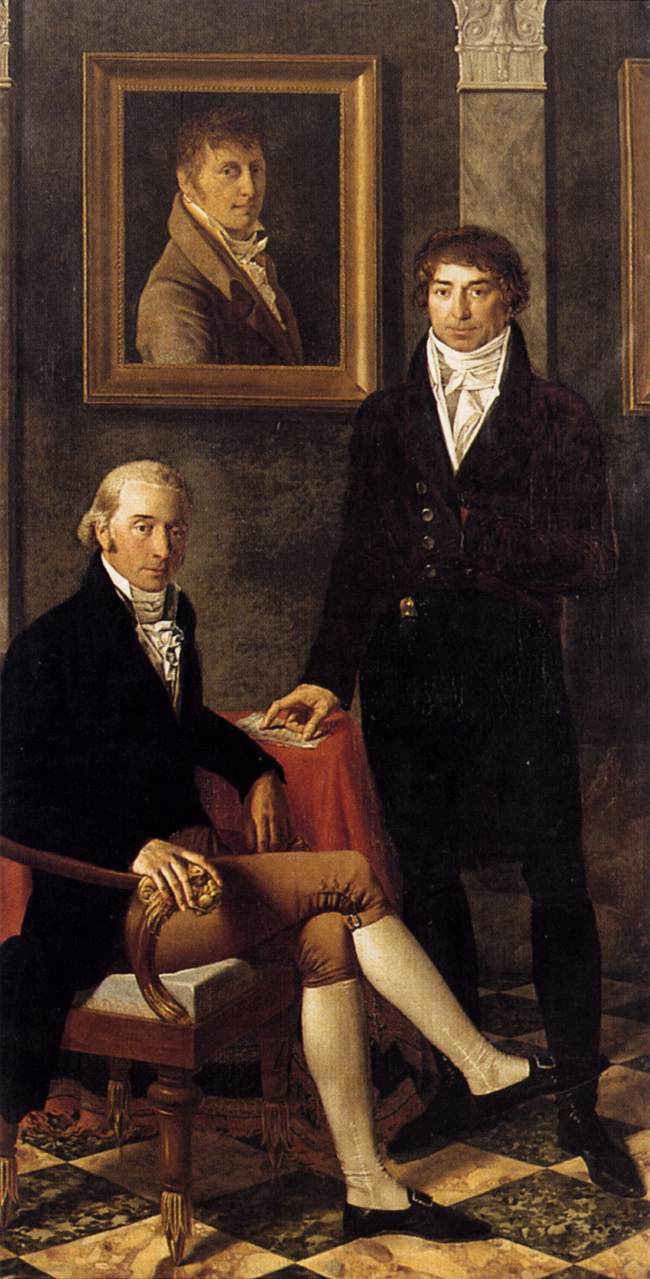 Portrait of François Wynckelman, François van der Donckt and Joseph Odevaere