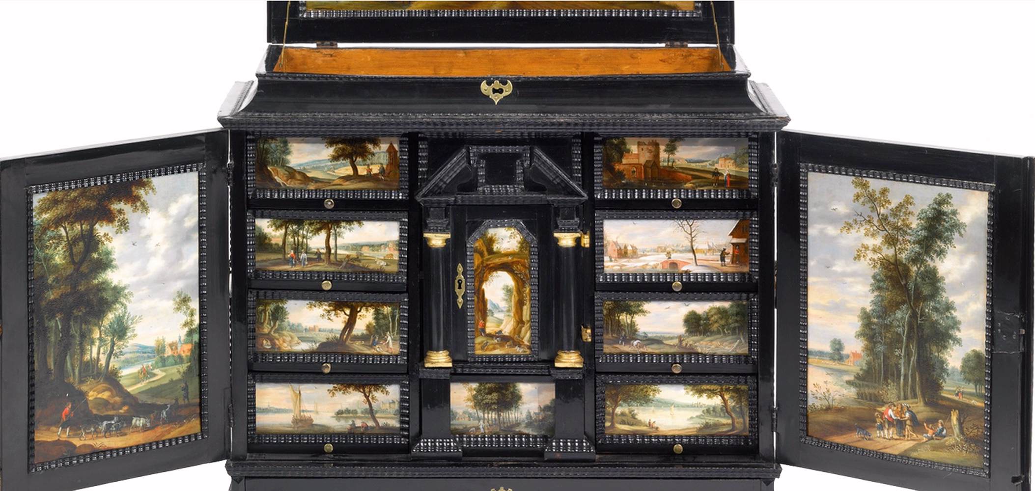 Ebony Veneered Cabinet (detail)