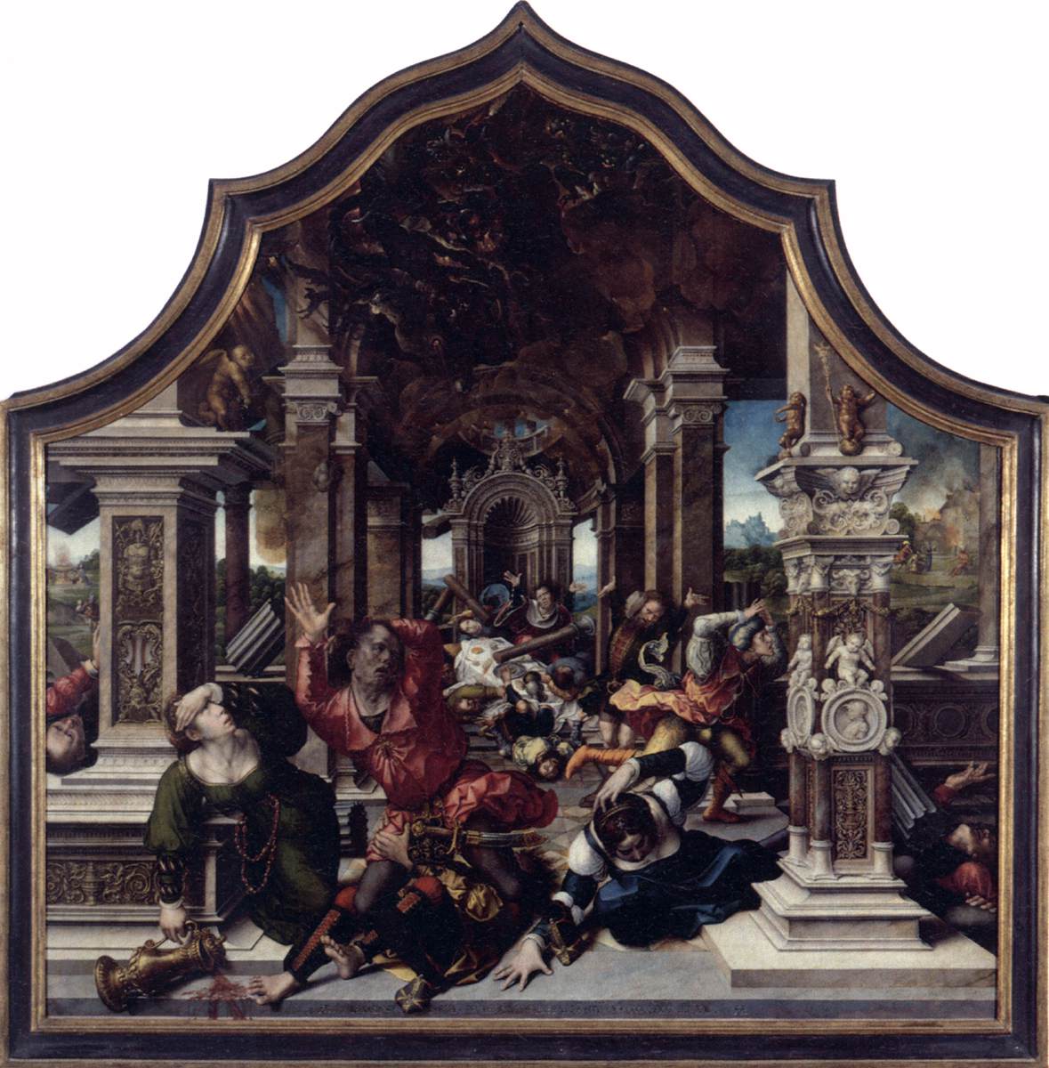 Triptych of Virtue of Patience (central panel)
