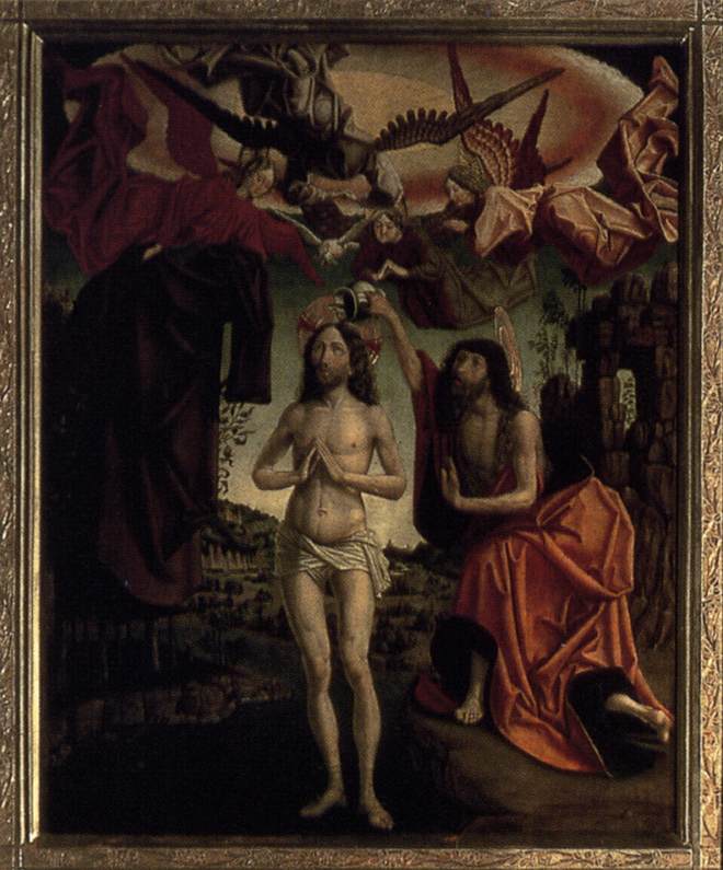 St Wolfgang Altarpiece: Baptism of Christ