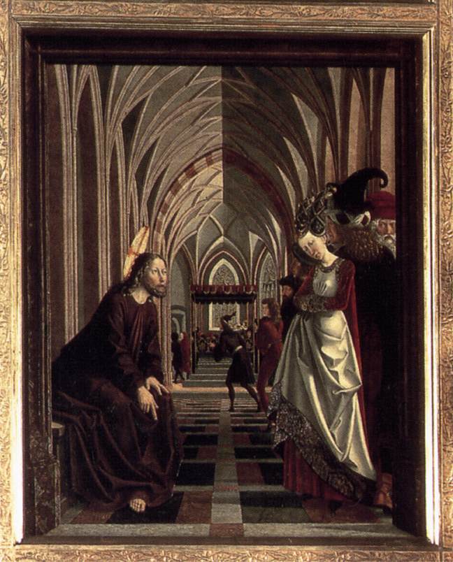 St Wolfgang Altarpiece: Christ and the Adulteress