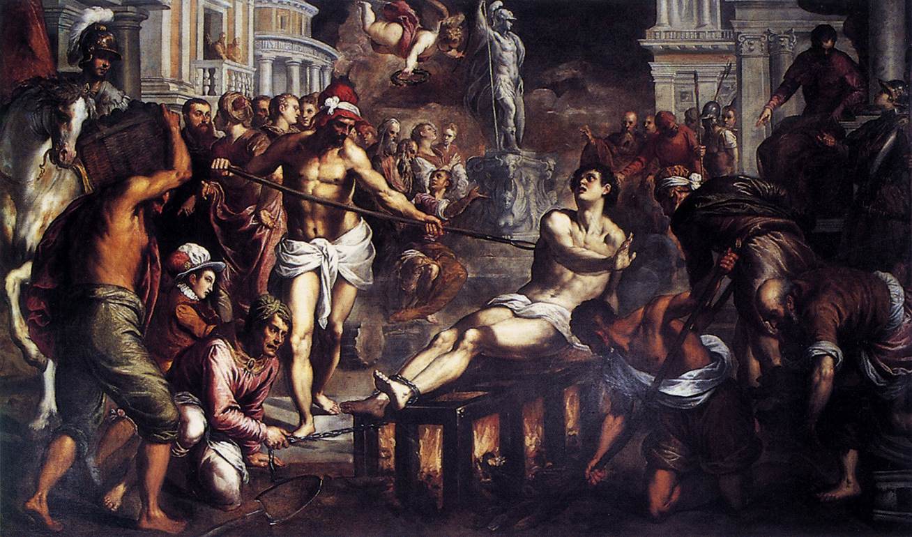 The Martyrdom of St Lawrence