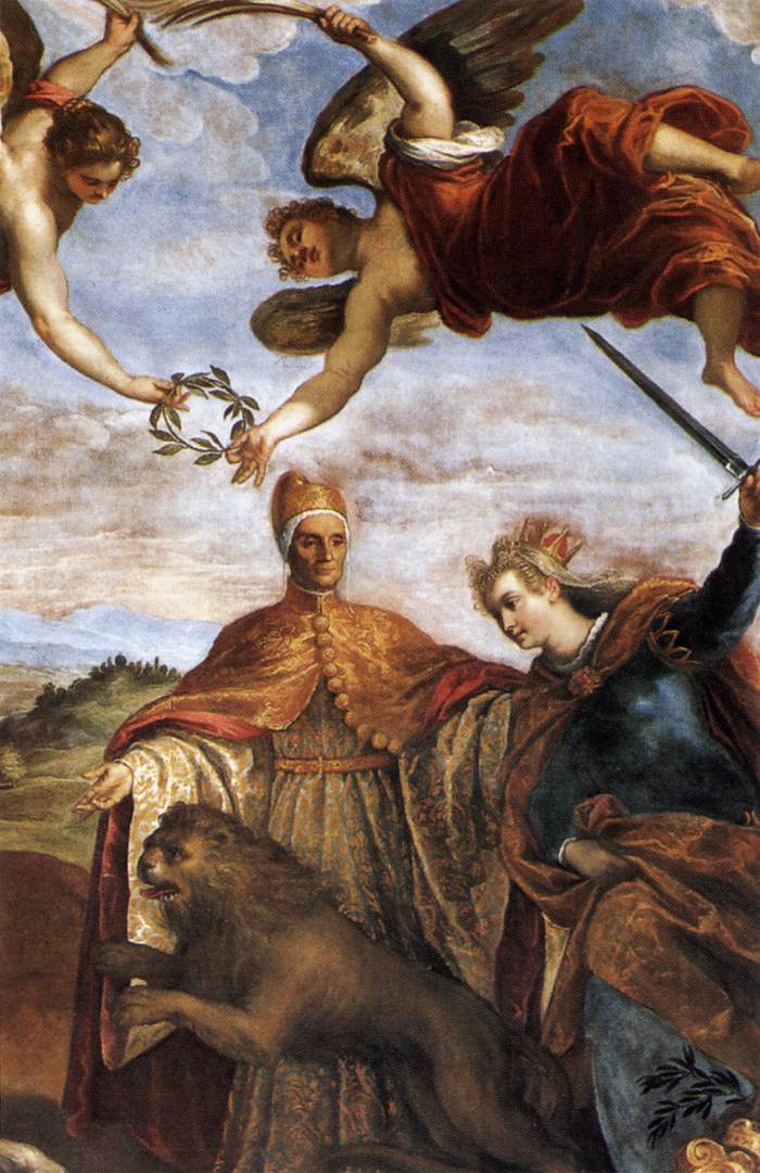 Allegory of the Victory over the League of Cambrai (detail)
