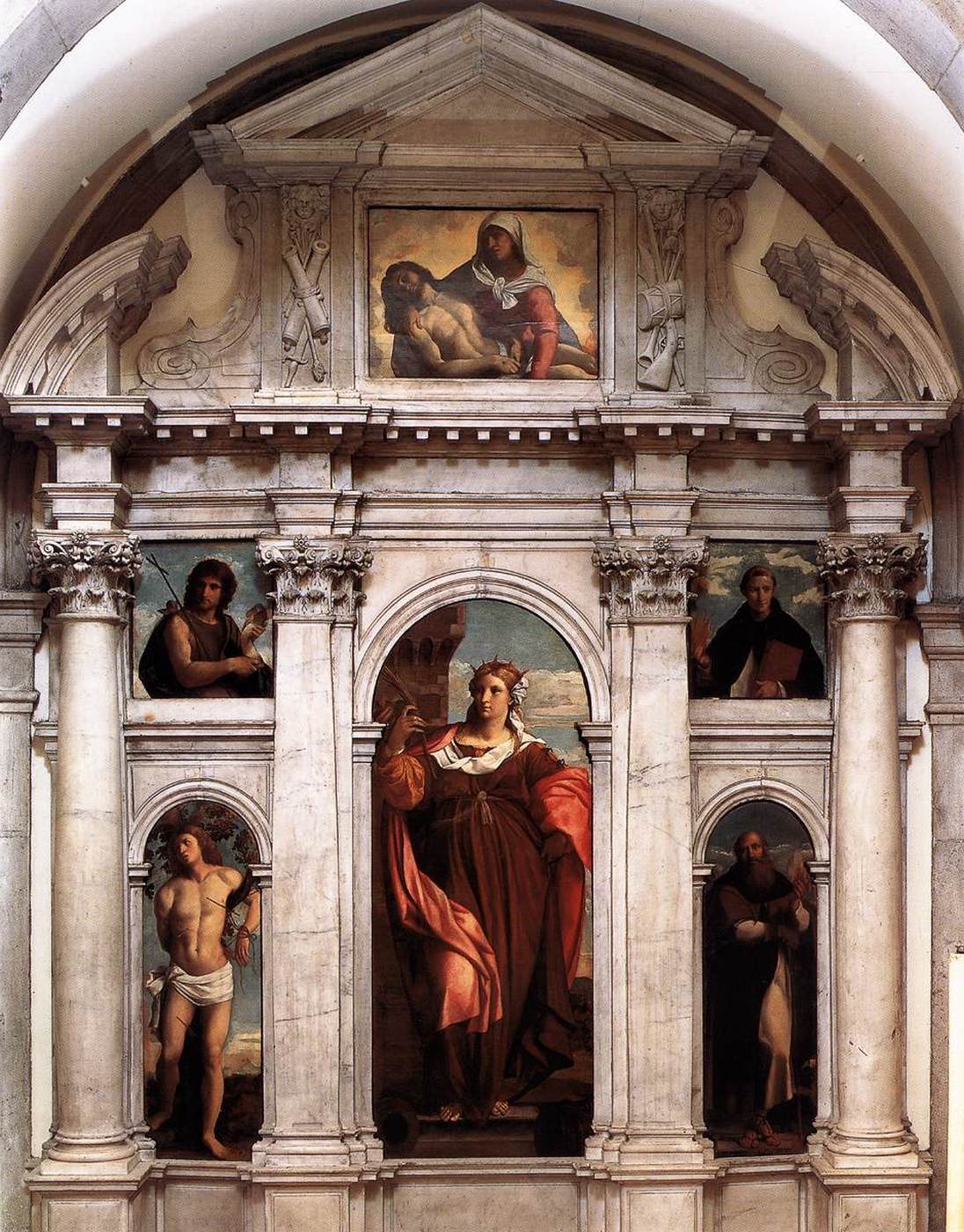 Polyptych of St Barbara