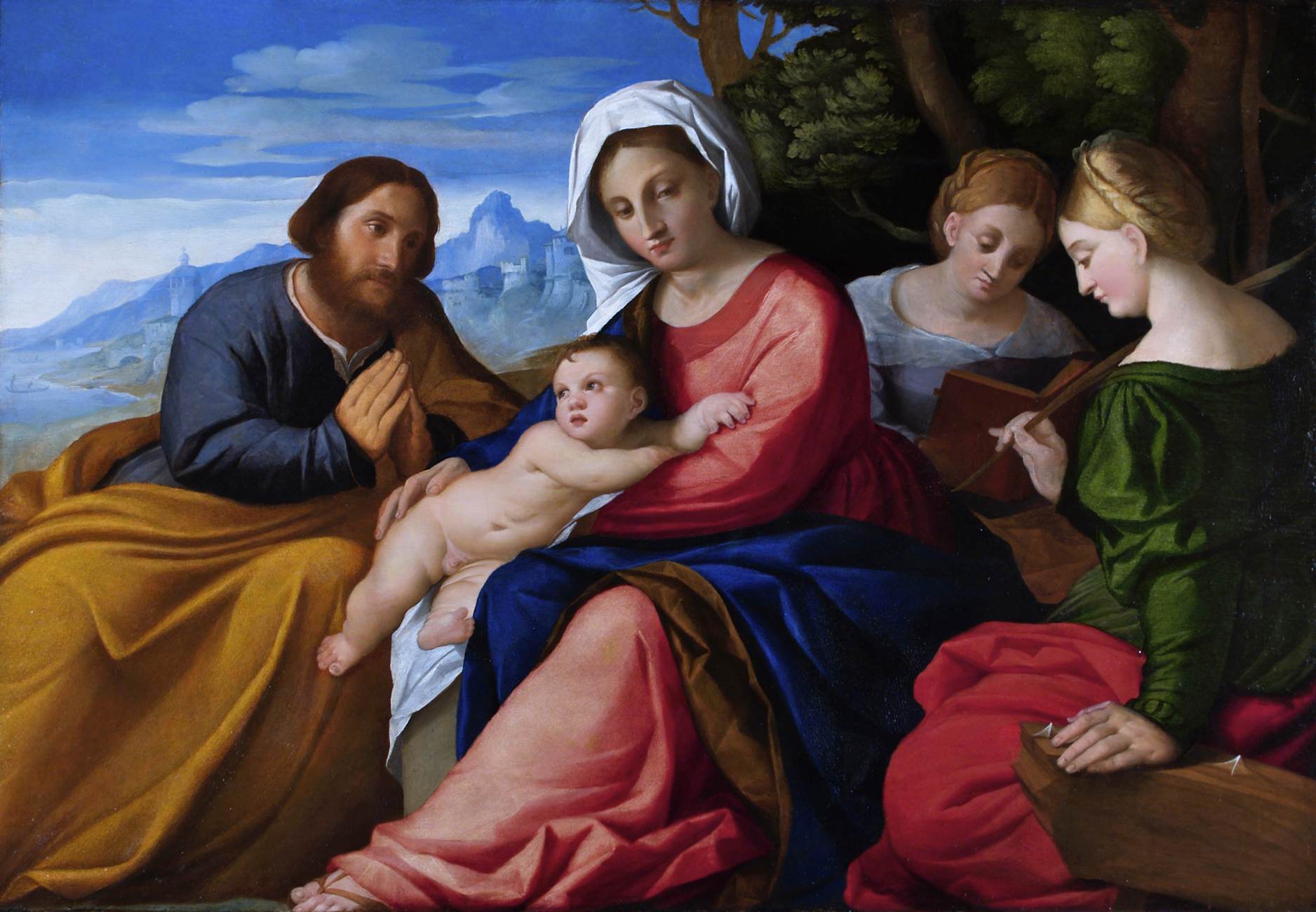 Sacred Conversation with Saints and Donor