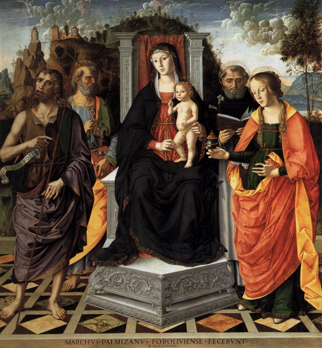Madonna and Child with Saints