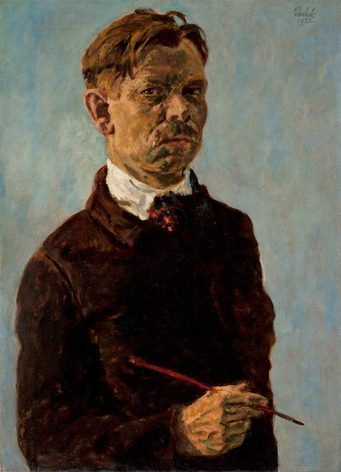Self-Portrait with Brush