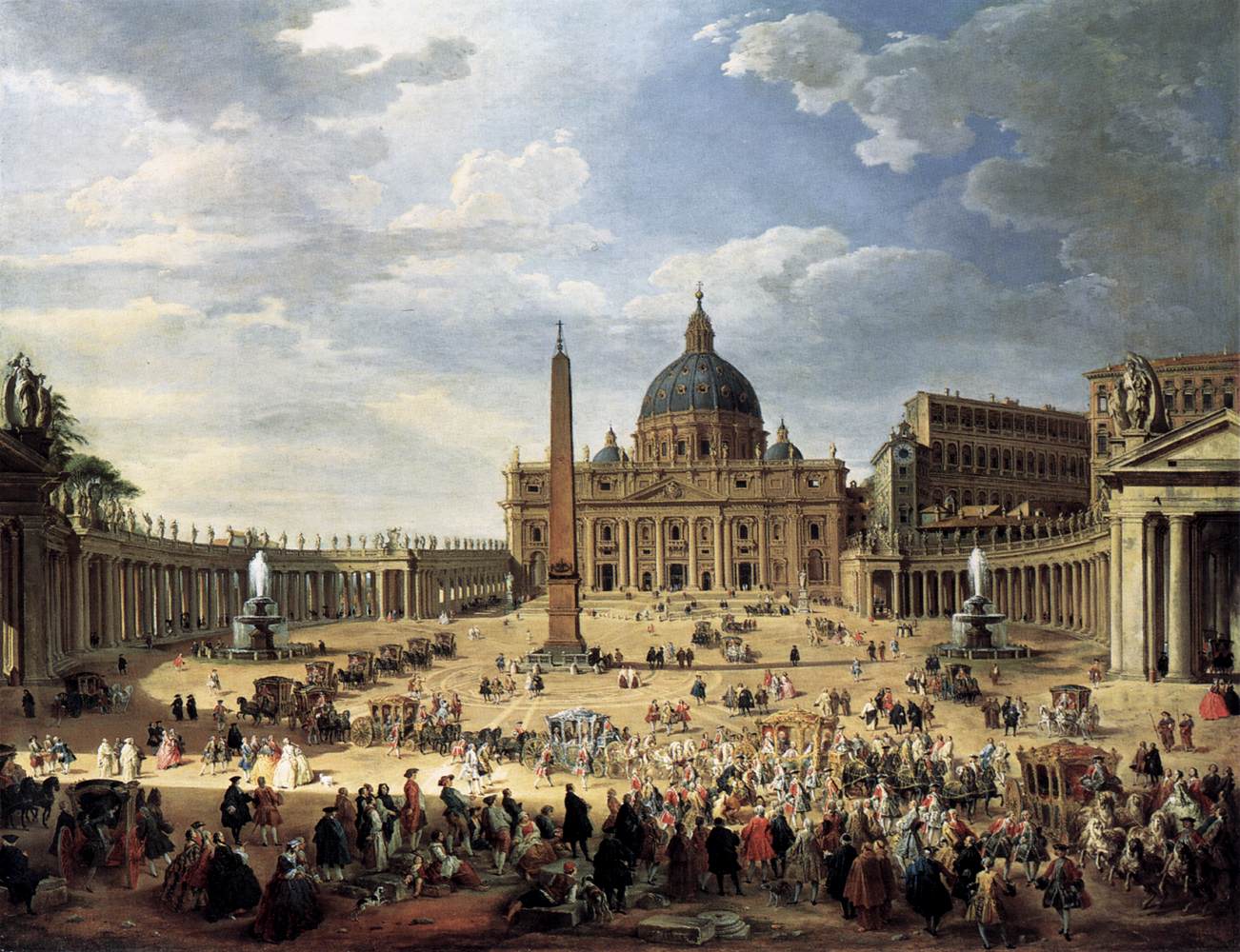 Departure of the Duc de Choiseul from the Piazza di San Pietro