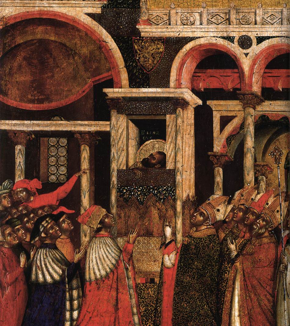 Pala feriale: Miraculous Discovery of the Body of St Mark (detail)
