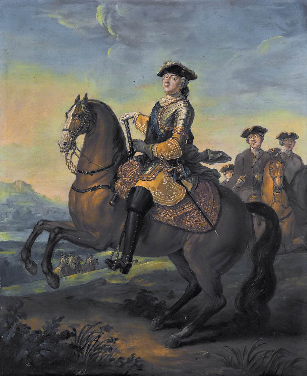 Equestrian Portrait of Louis XV