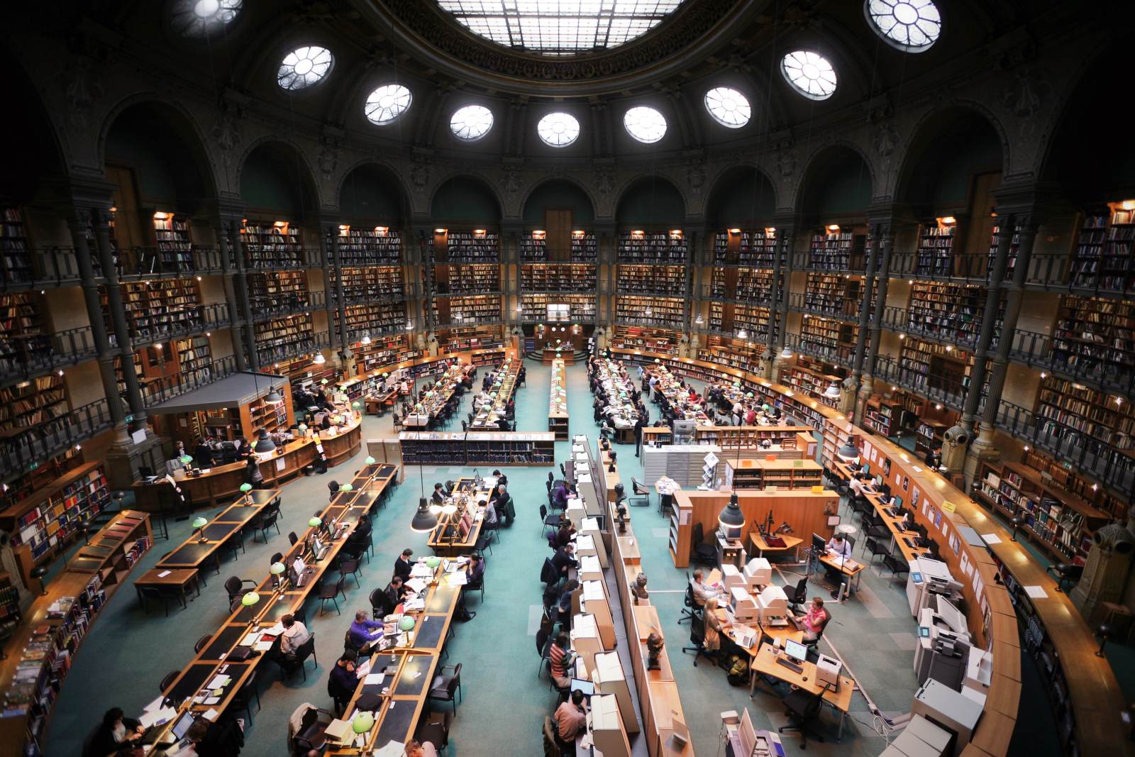 View of the Salle Ovale