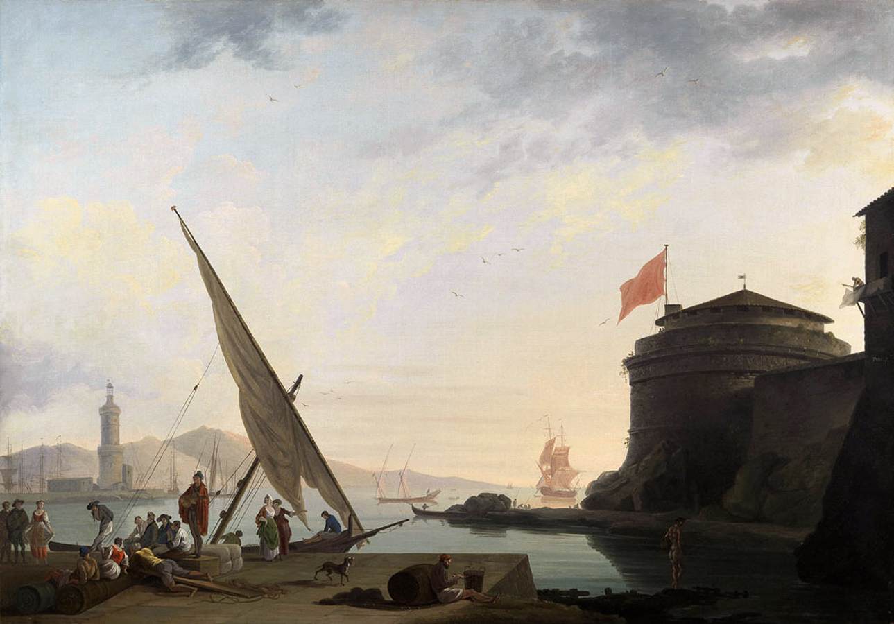 View of an Italian Harbour