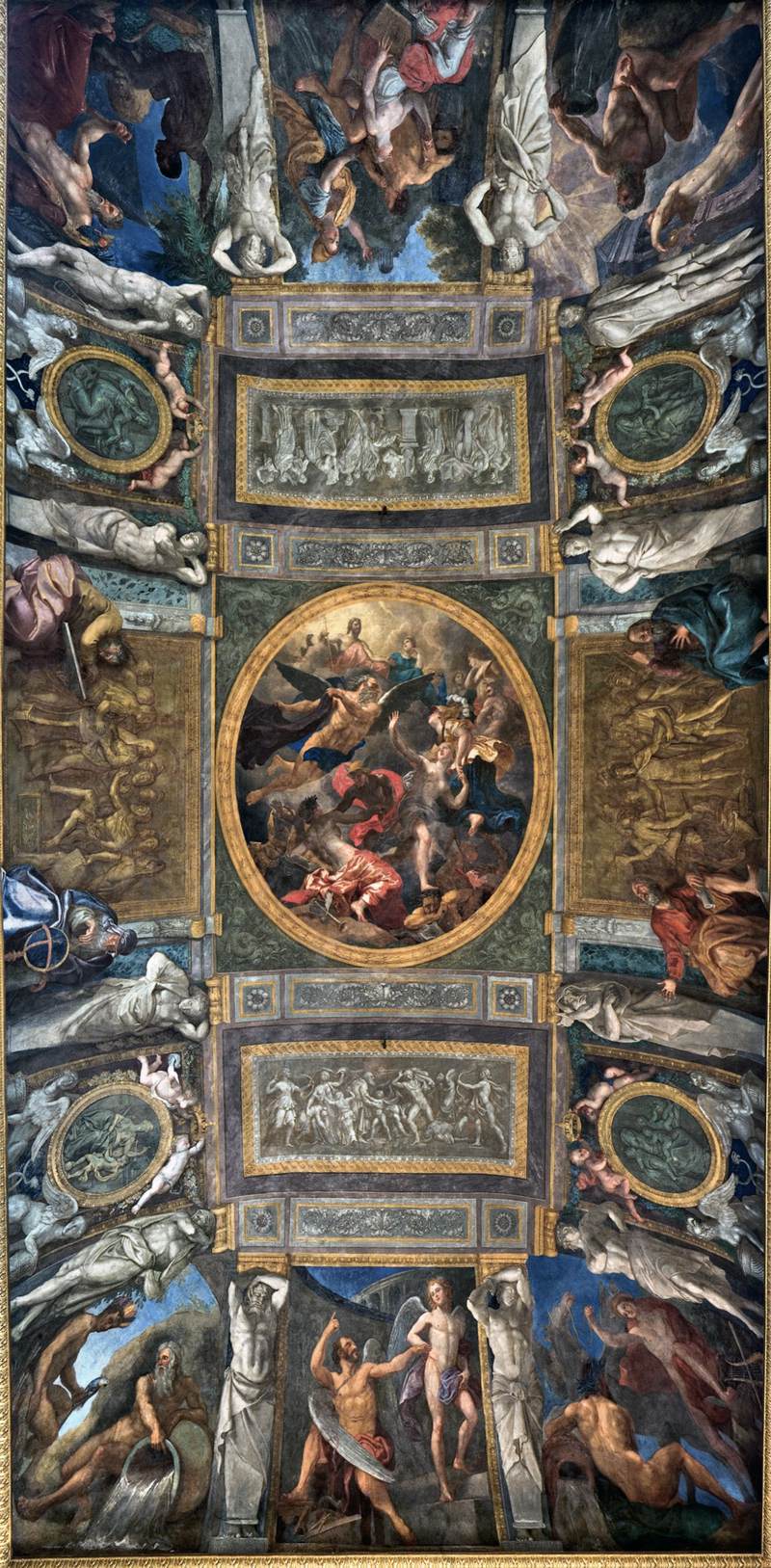 Ceiling painting: Truth Pursued by Time