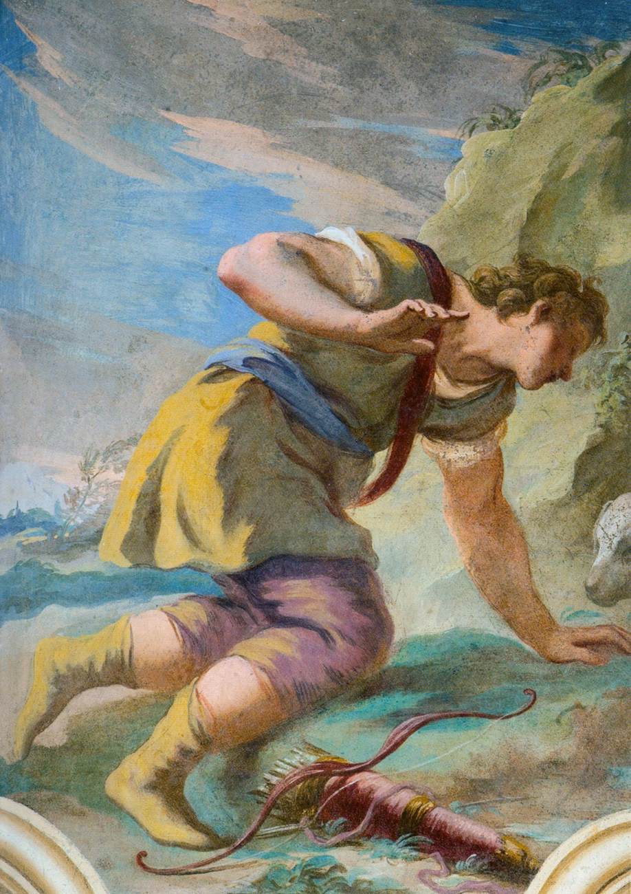Narcissus at the Spring (detail)
