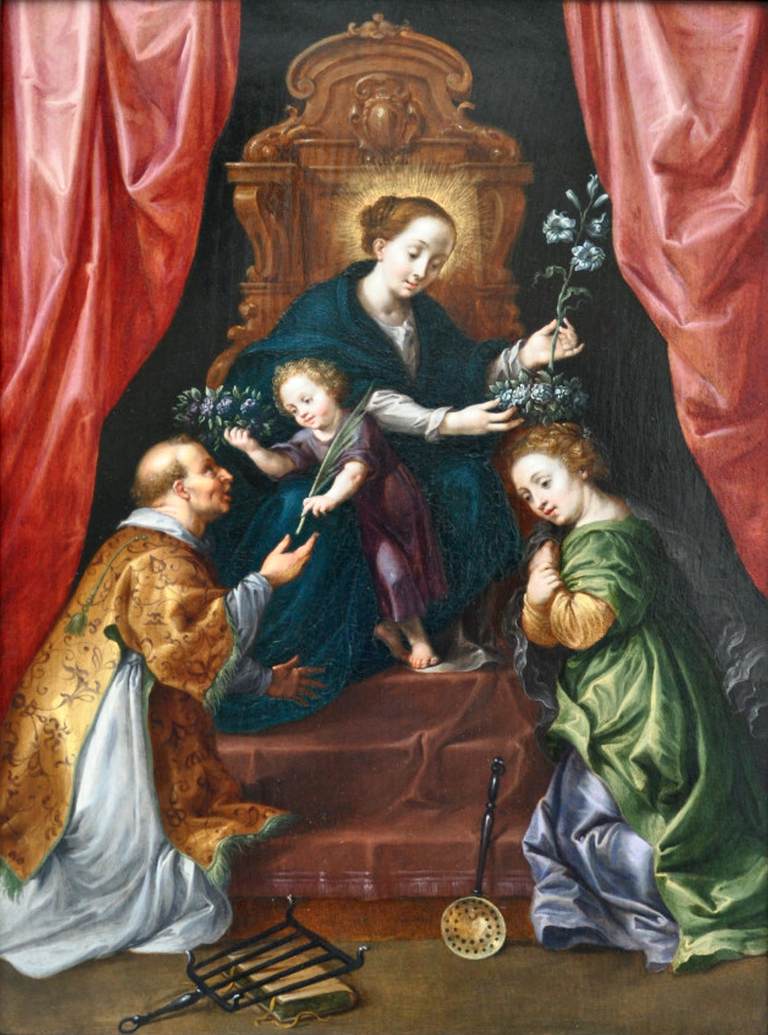 Virgin and Child Enthroned with Saints