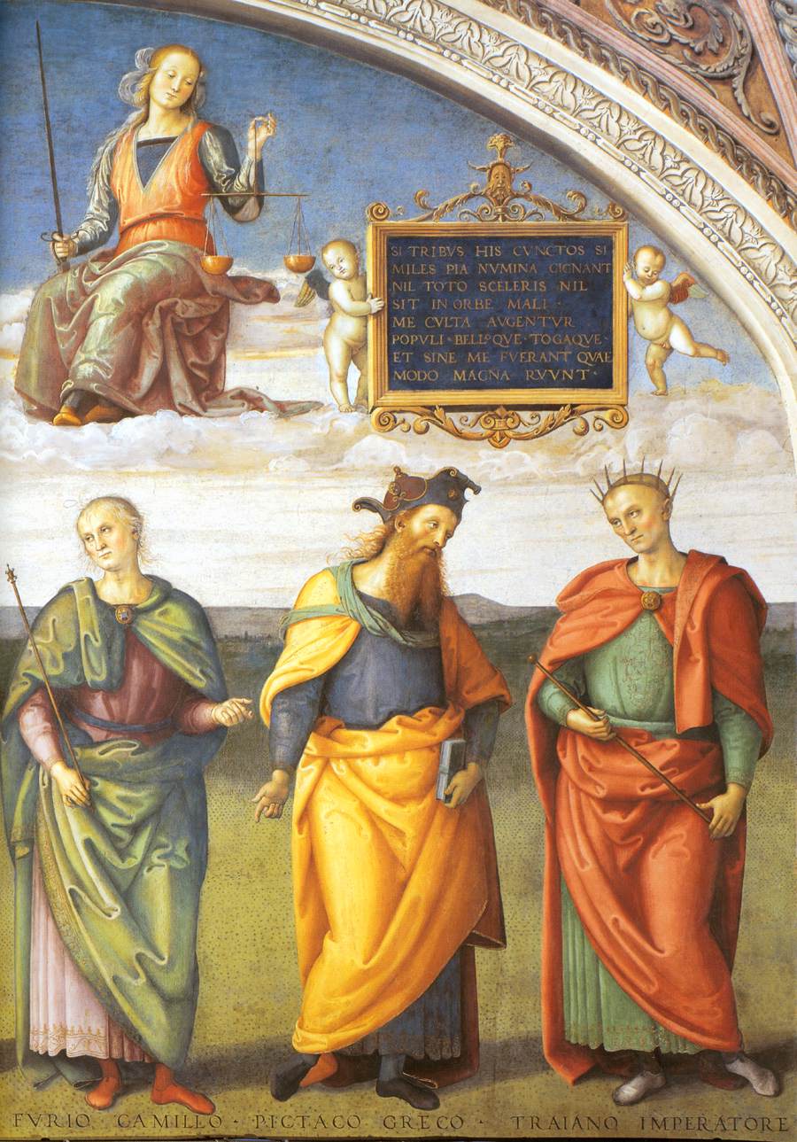 Famous Men of Antiquity (detail)