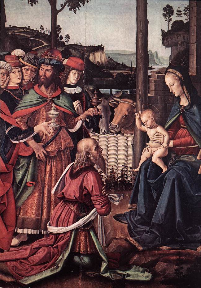 The Adoration of the Magi (detail)