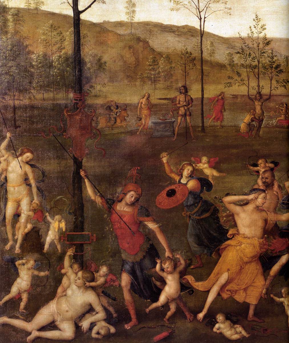 Combat of Love and Chastity (detail)