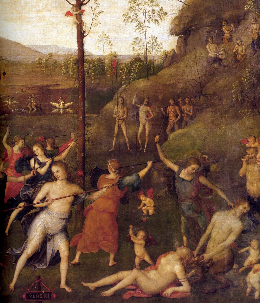 Combat of Love and Chastity (detail)