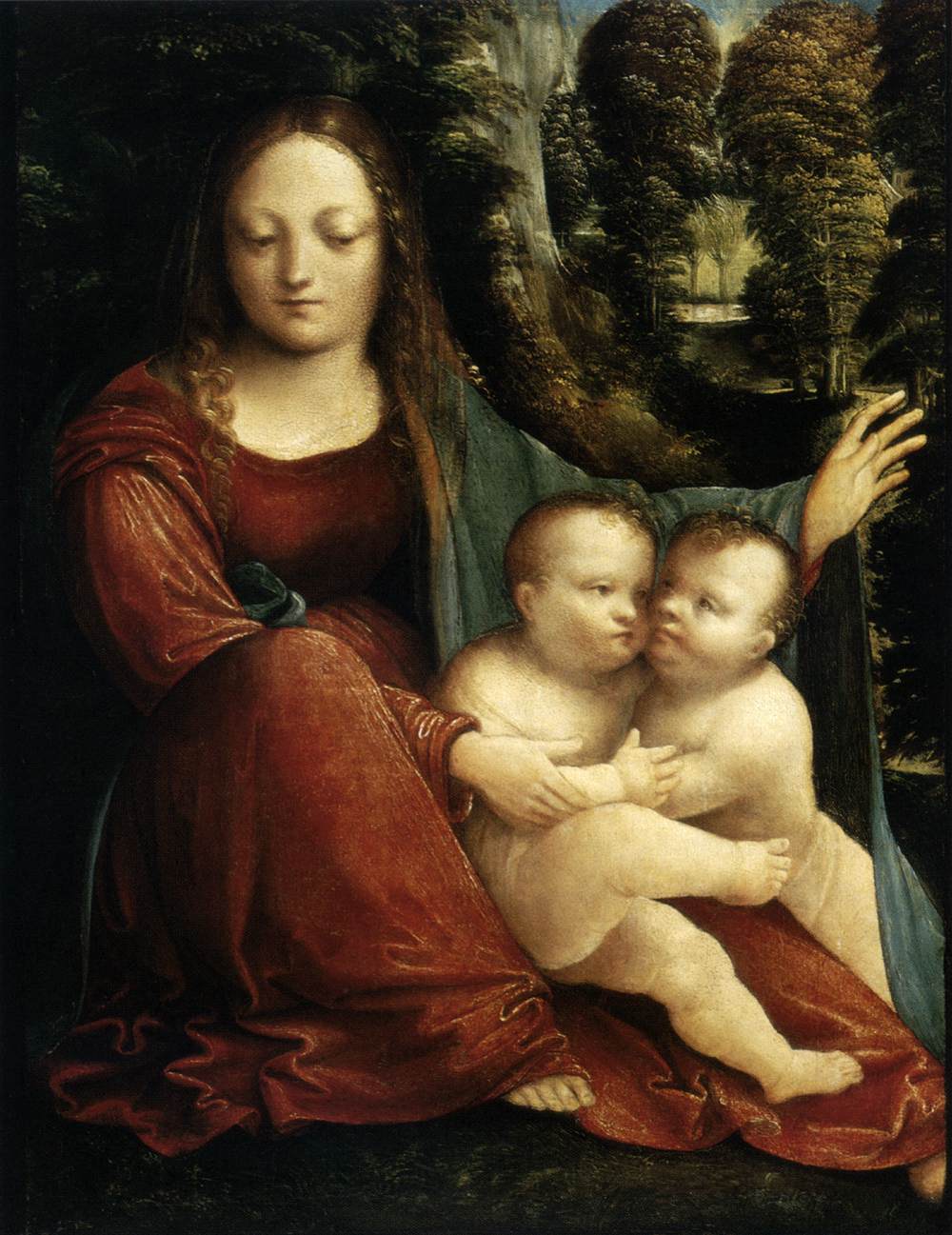 Madonna and Child with the Infant St John