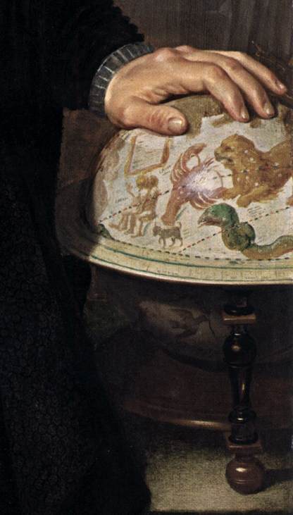 Man with a Celestial Globe (detail)