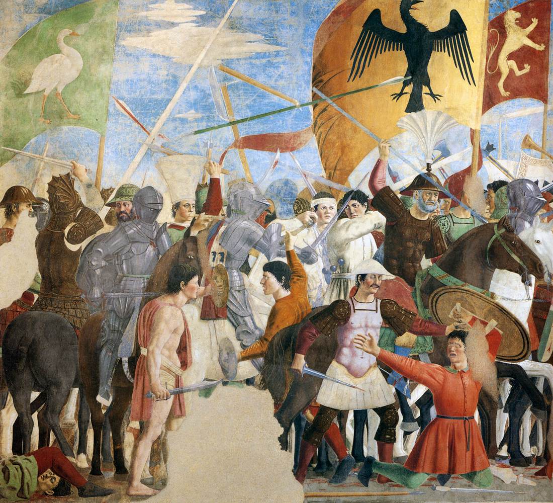 8. Battle between Heraclius and Chosroes (detail)