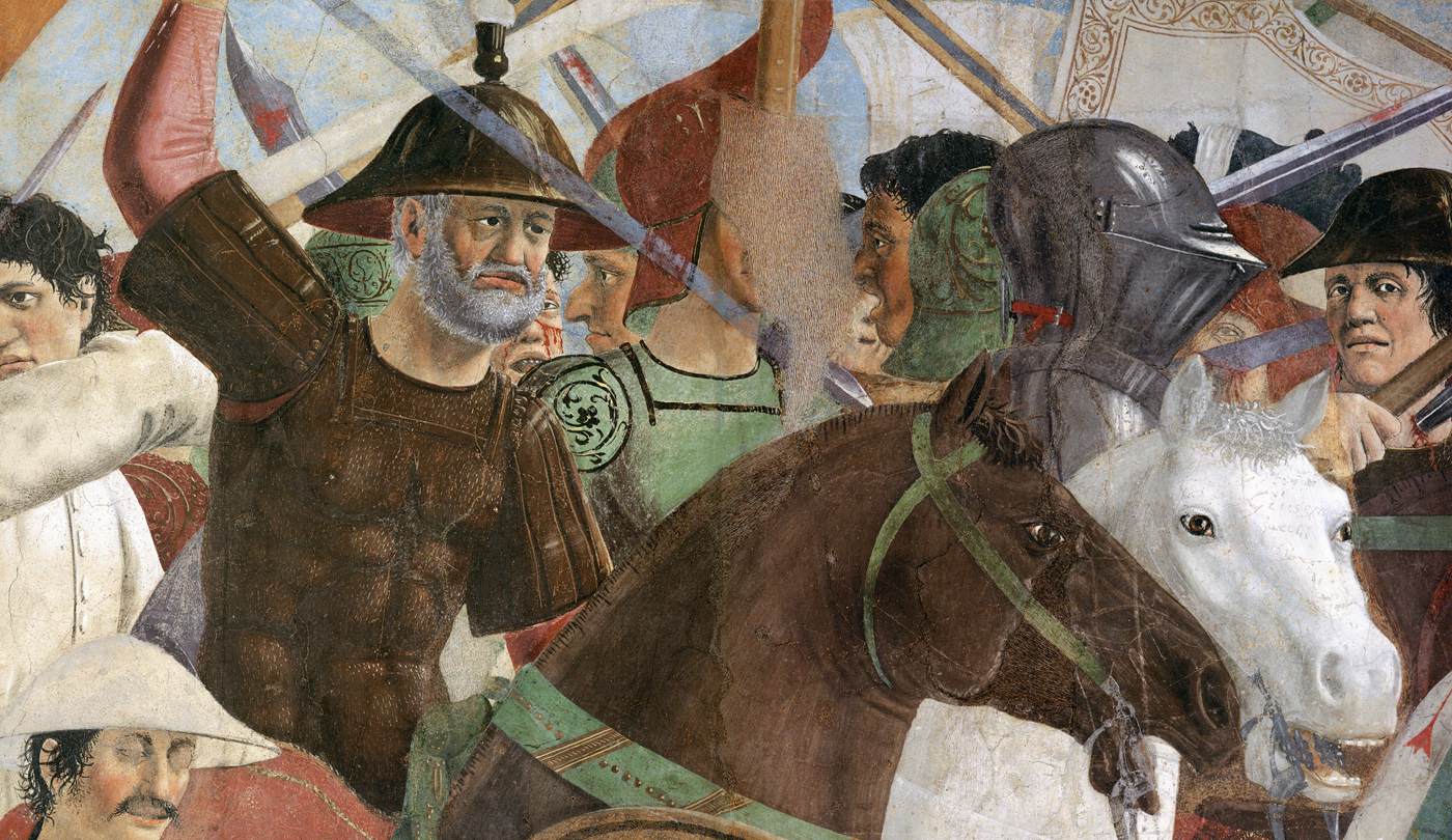 8. Battle between Heraclius and Chosroes (detail)