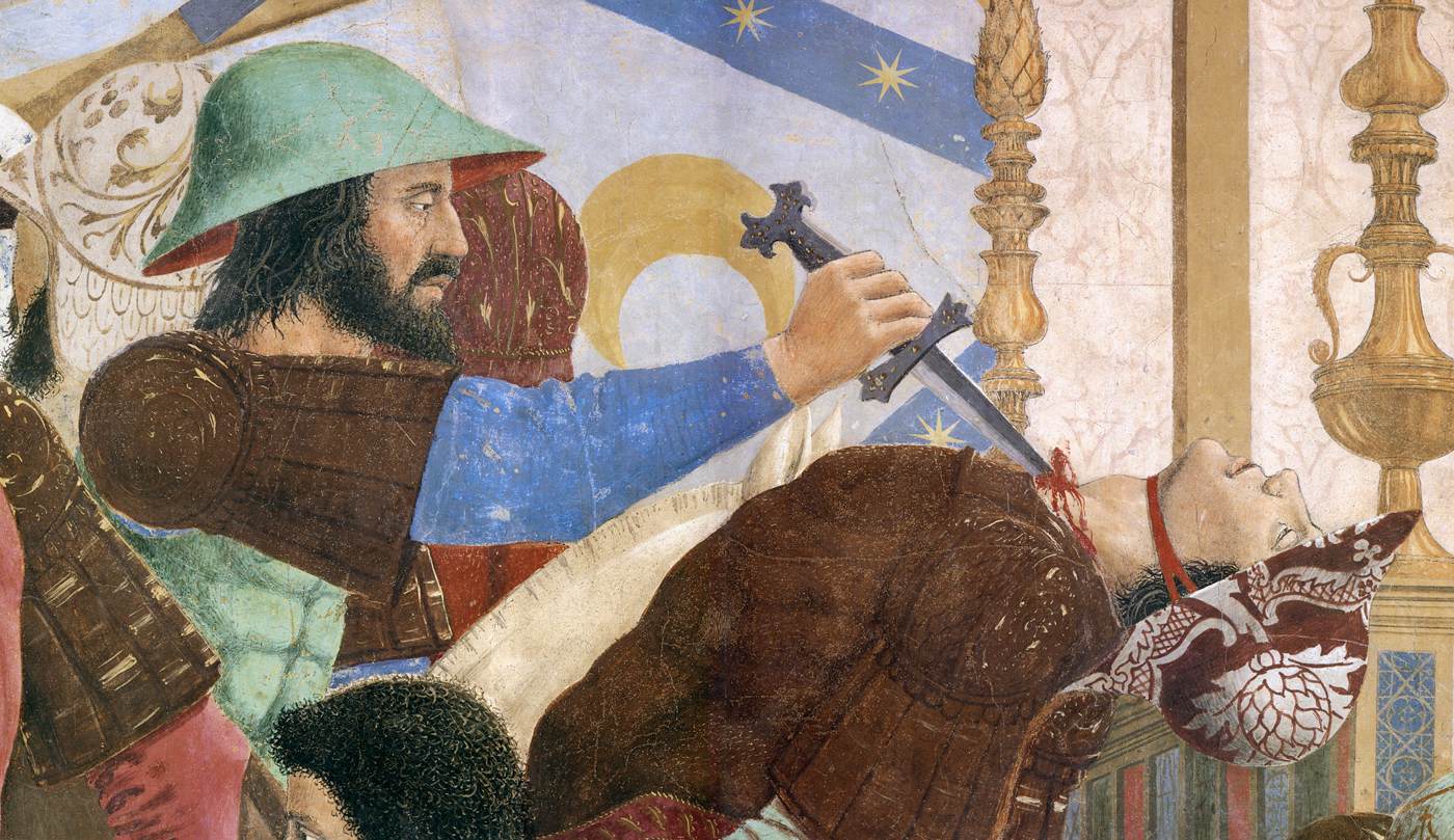 8. Battle between Heraclius and Chosroes (detail)