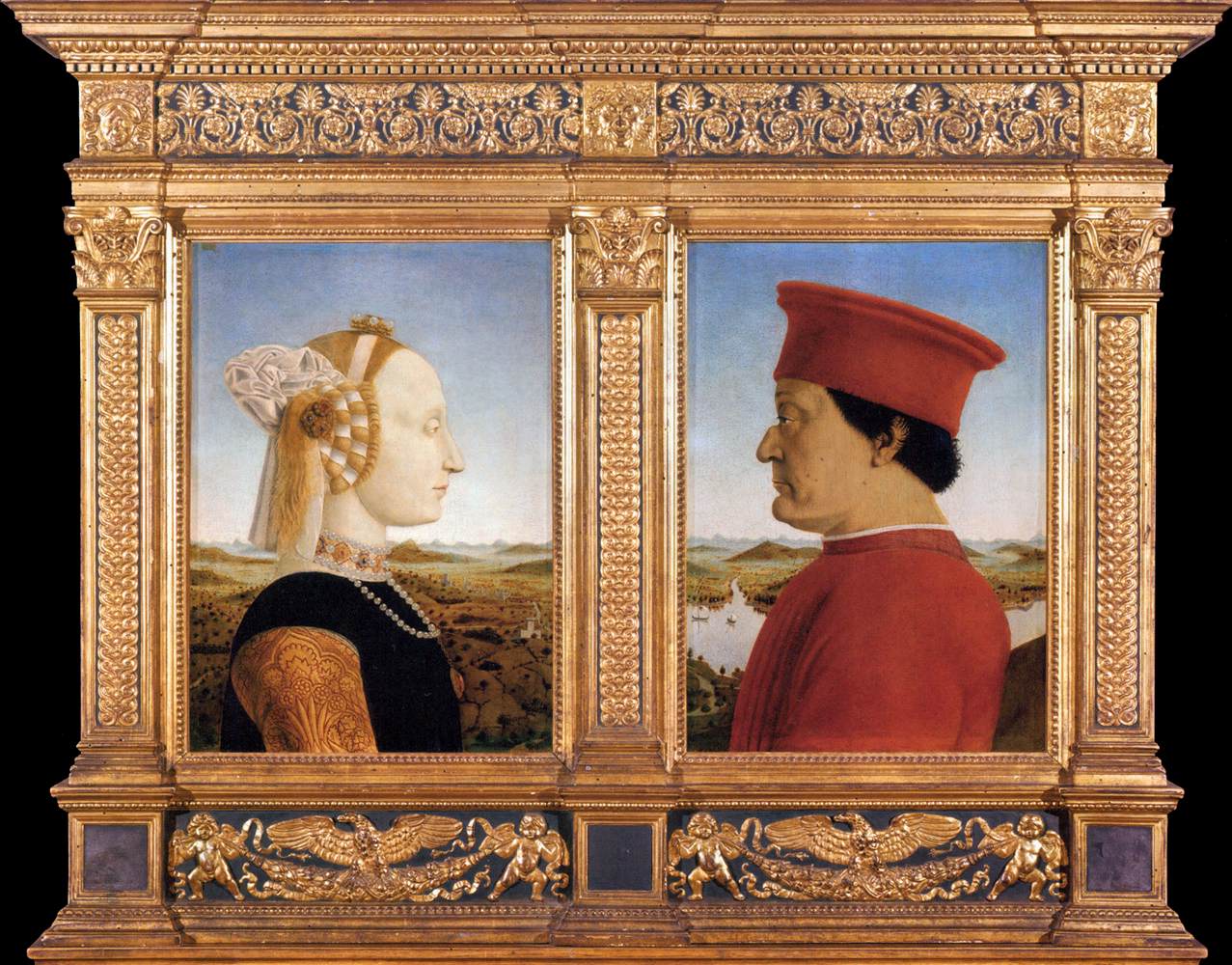 Portraits of Federico da Montefeltro and His Wife Battista Sforza
