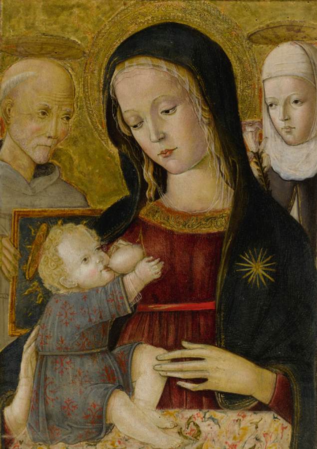 Madonna and Child with Sts Bernardino and Catherine of Siena