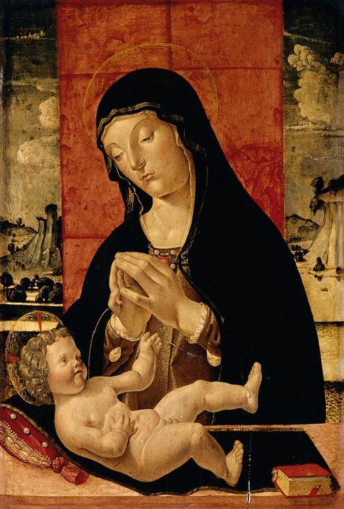 Madonna Adoring the Christ Child