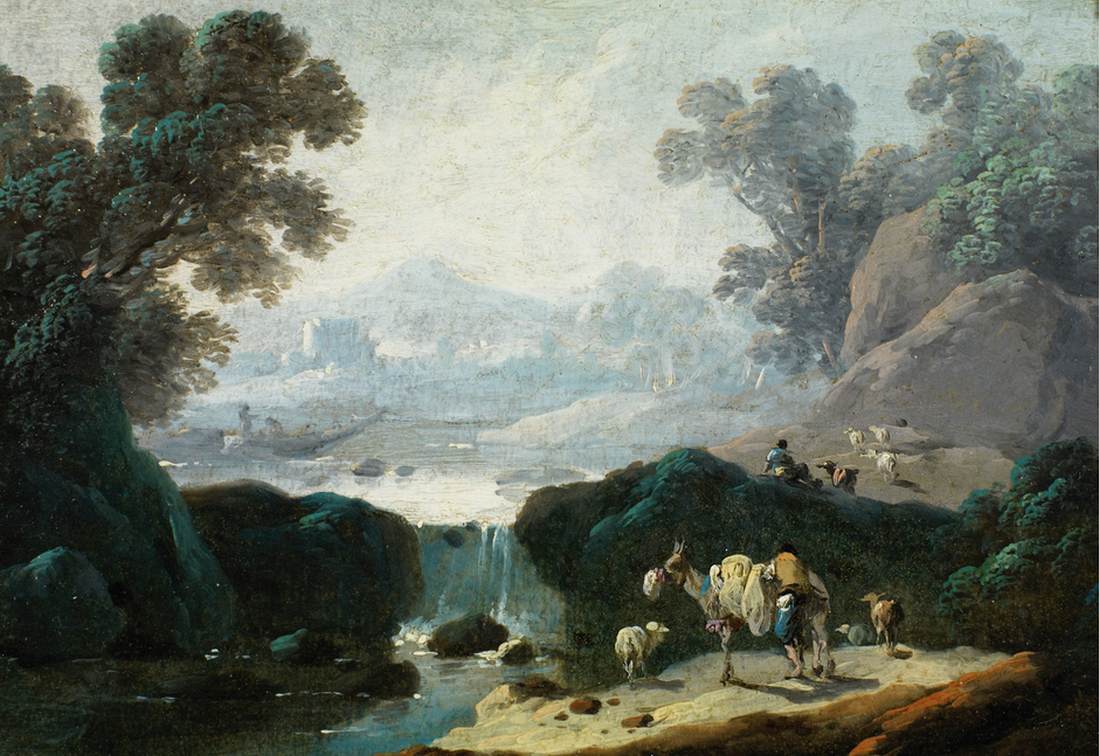 Waterfall Landscape in Portugal