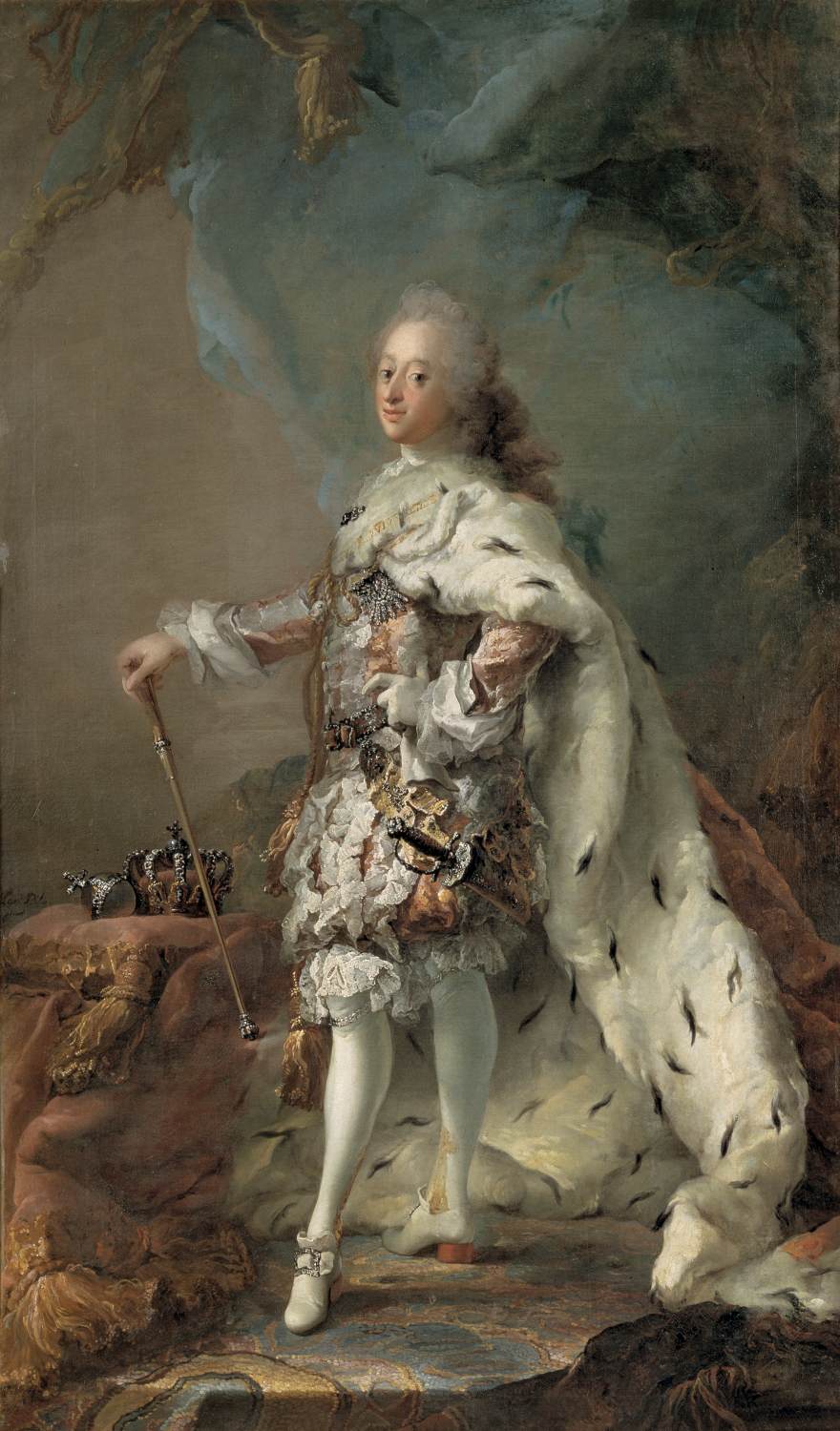 Portrait of Frederik V in Anointment Robe