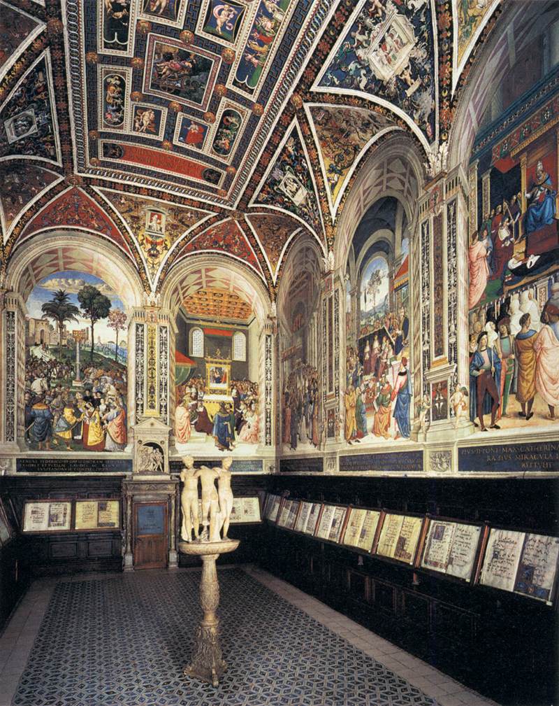 View of the Piccolomini Library