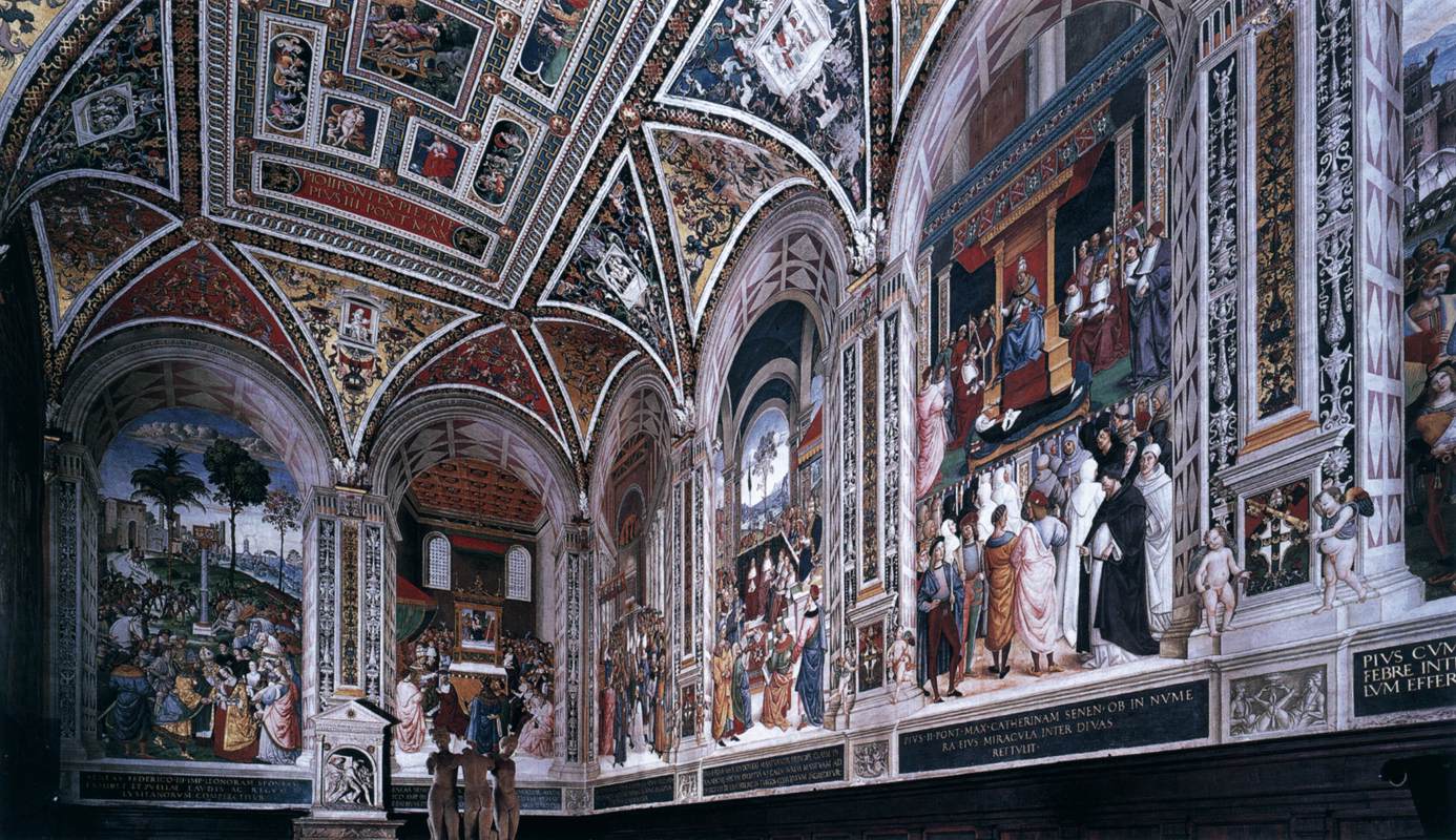 View of the Piccolomini Library