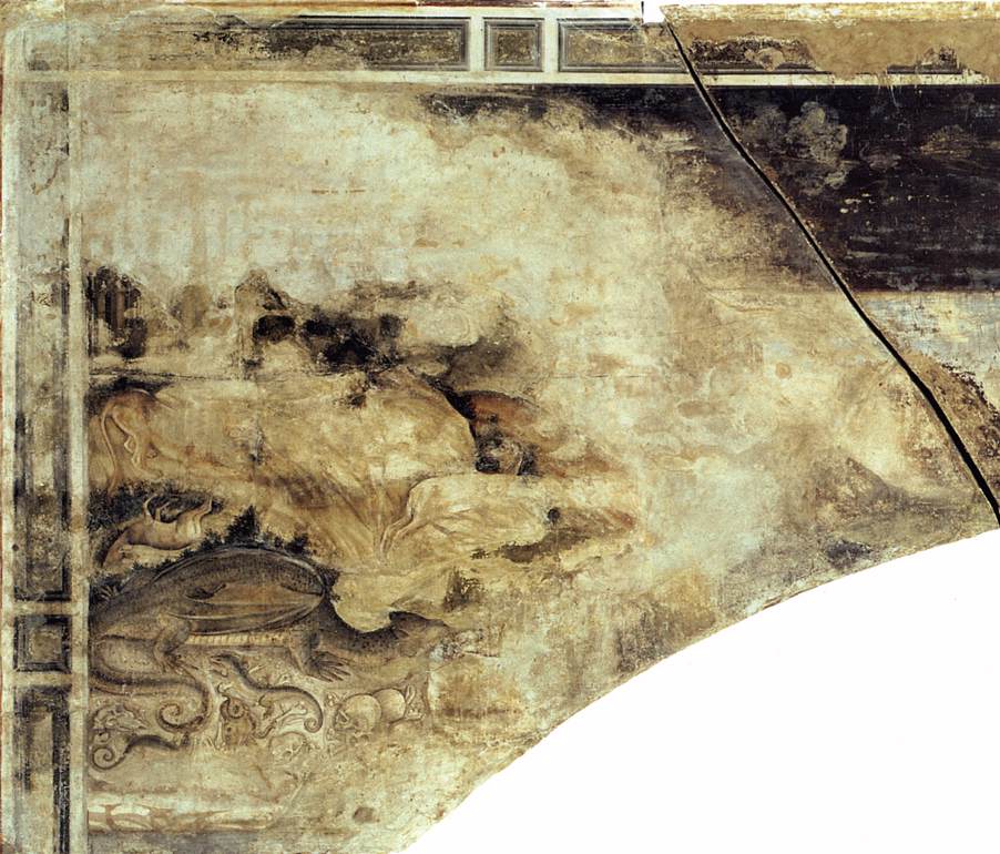 St George and the Princess of Trebizond (left side)