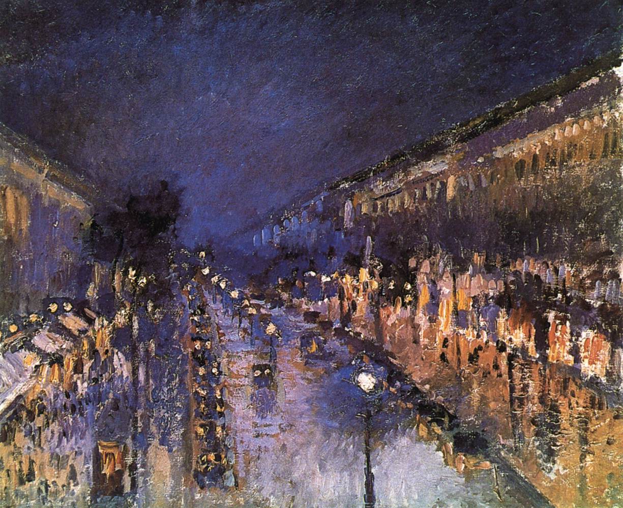 Boulevard Montmartre at Night