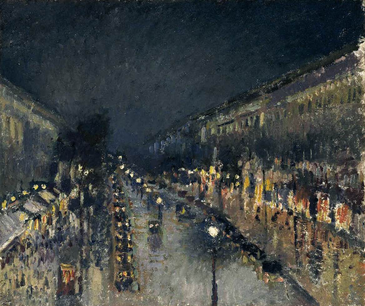 Boulevard Montmartre at Night