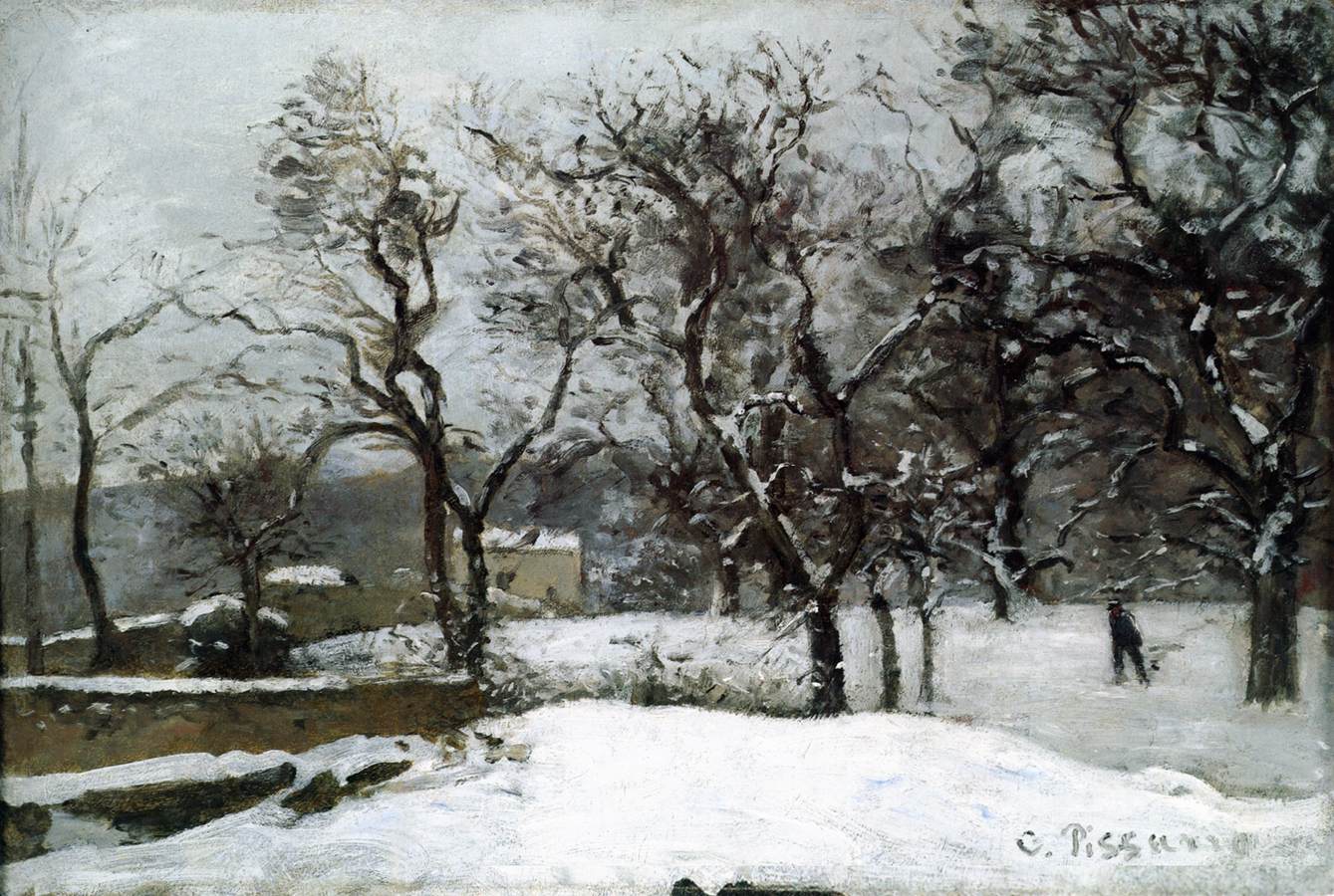 Snow at Louveciennes