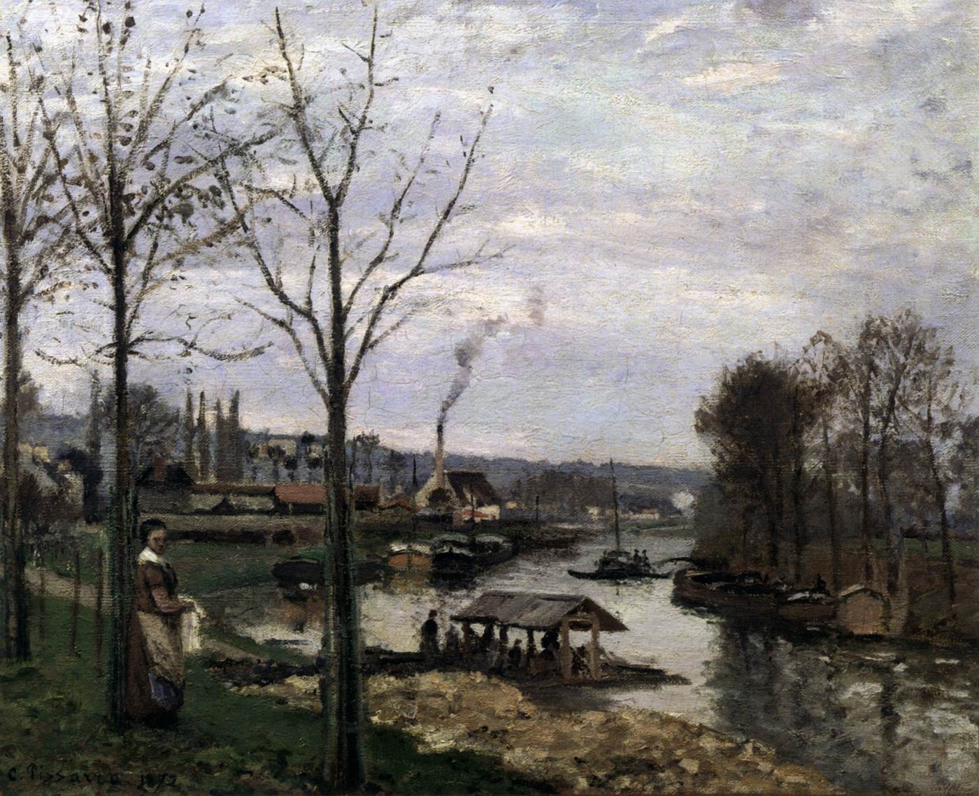 The Wash House at Port Marly